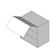 Aereo 2 Frentes Melamina Gris S 600 600 390