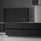 Panel PVC Negro Mate Velvet 2800x1300x18 mm 2 Caras