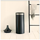basurero-touch-new-matt-black/steel,-30-litros-balde-plastico-115448