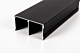 34mm-cenefa-doble-superior,-negro-5000mm